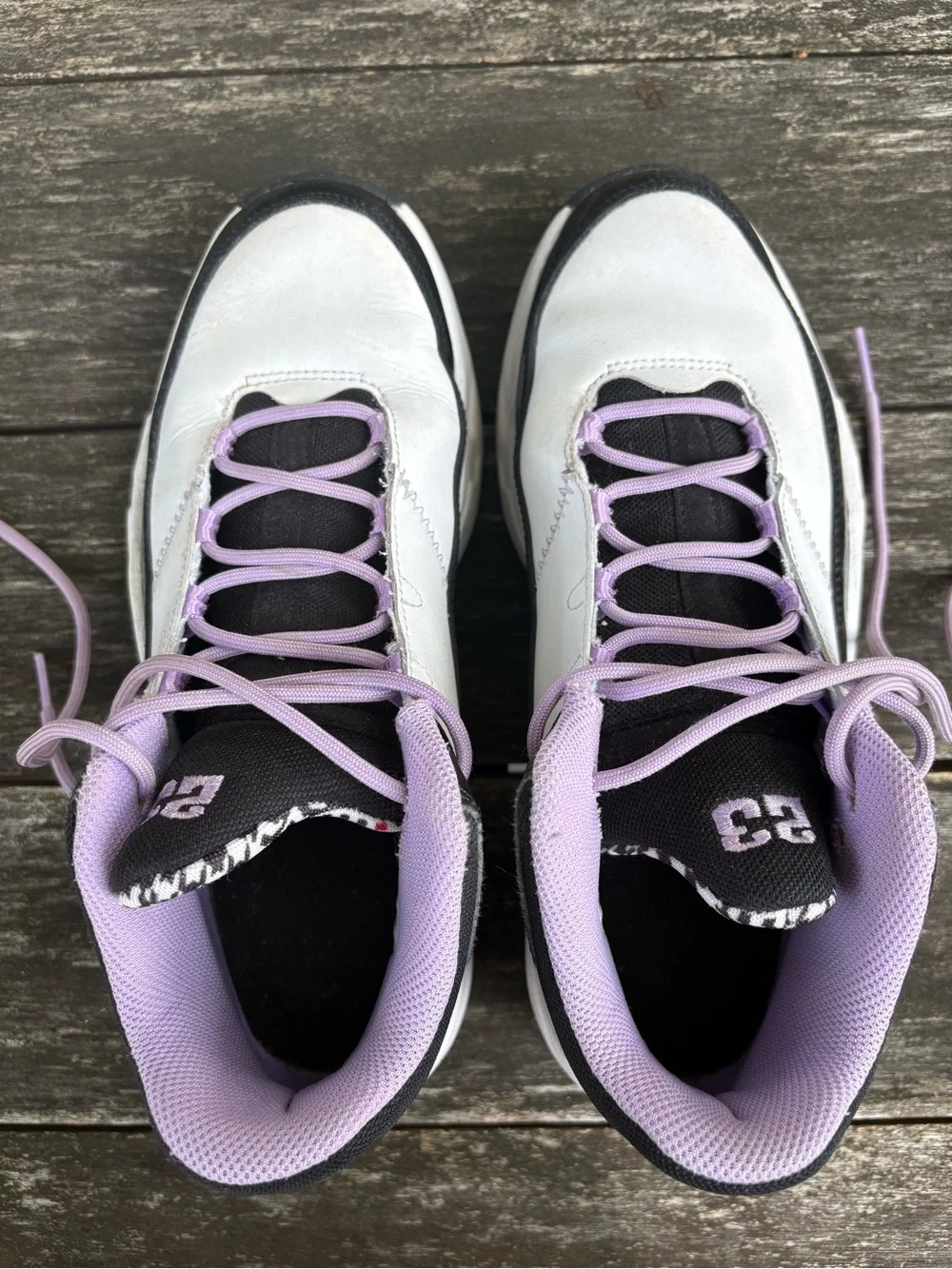 Original Jordan Max Aura 3 GS Black Lilac for Kids
